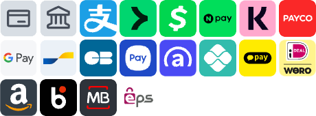 Payment methods accepted by Stripe